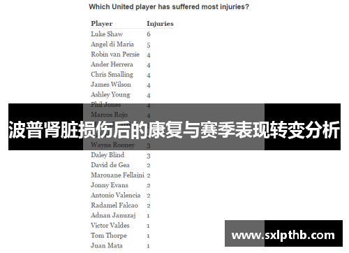 波普肾脏损伤后的康复与赛季表现转变分析 波普肾脏损伤后的康复与赛季表现转变分析